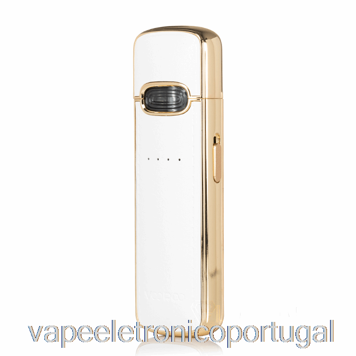 Vape Eletrônico Voopoo Vmate E Pod Sistema Branco Incrustado Ouro